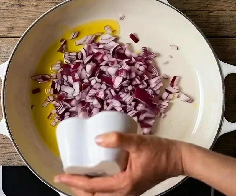 Sweat peppers and onion