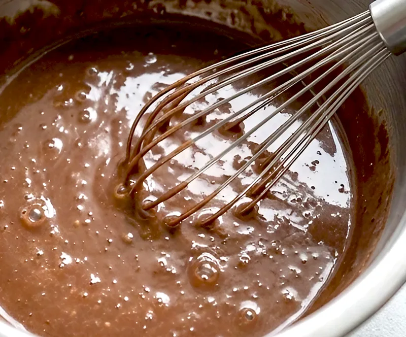 The batter is supposed to be thin — don't add more flour