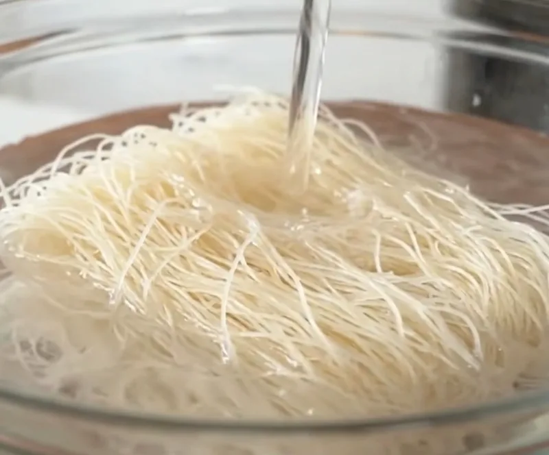 Soak the noodles, don't boil them