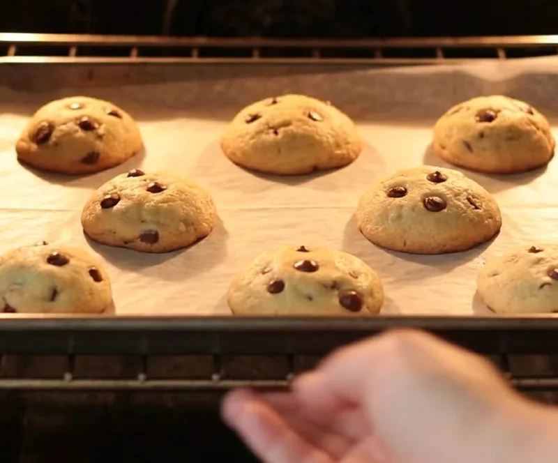 190°C and a short bake