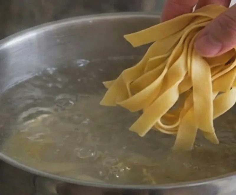 Cook noodles separately