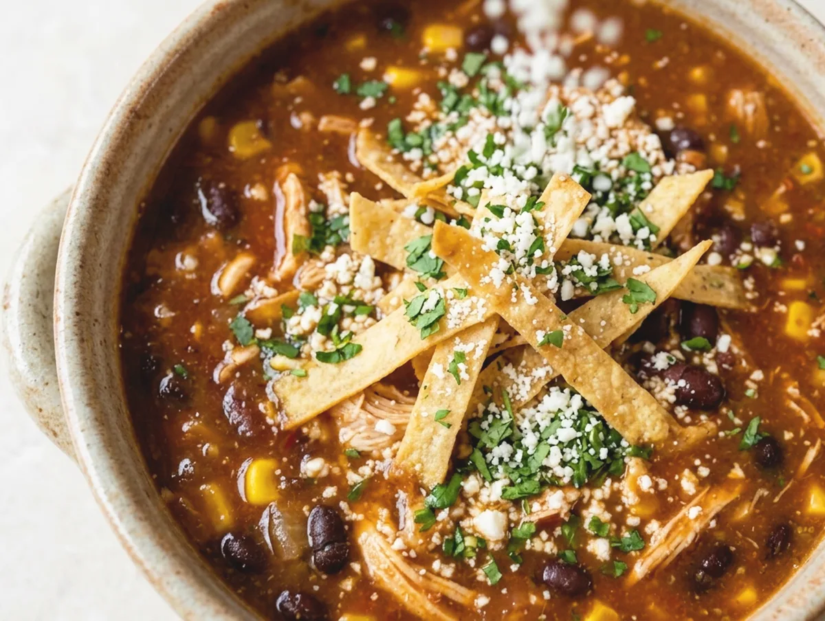 Slow Cooker Chicken Tortilla Soup (Country Living)